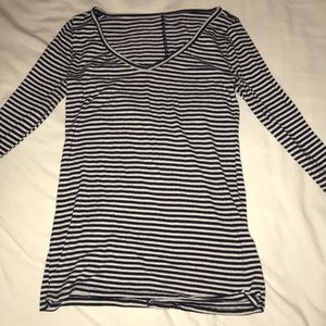 Striped long sleeve tee shirt